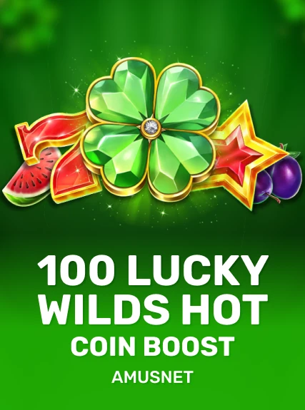 100 Lucky Wilds Hot Coin Boost game tile