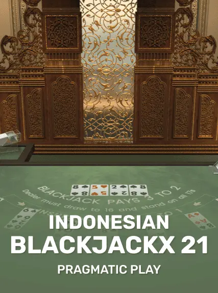 Indonesian BlackjackX 21 game tile